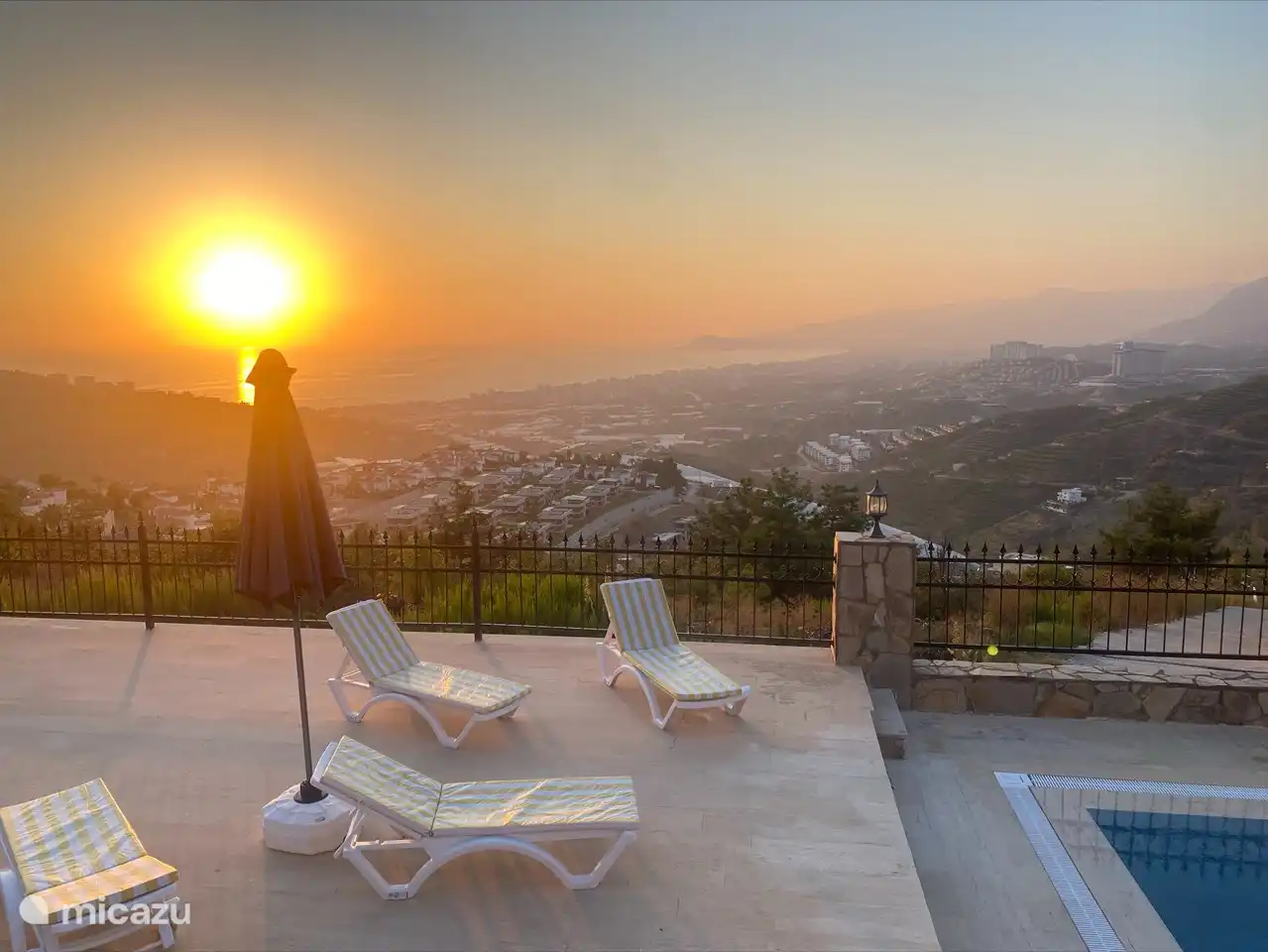 Atardecer desde la terraza
