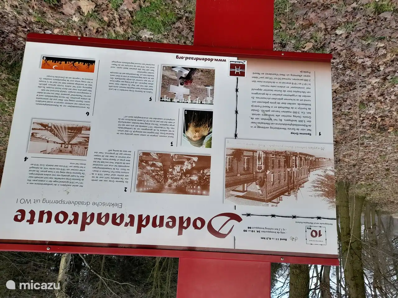 Wanderroute zum Thema des Ersten Weltkriegs,
Erleben Sie das Gefühl dieser Zeit.