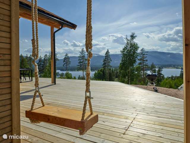 Vakantiehuis Noorwegen, Telemark – blokhut / lodge Luxe lodge met sauna en uitzicht.
