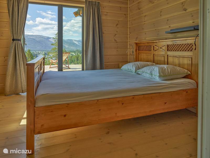Ferienwohnung Norwegen, Telemark, Vradal Blockhütte / Lodge Luxus-Lodge mit Sauna und Aussicht.