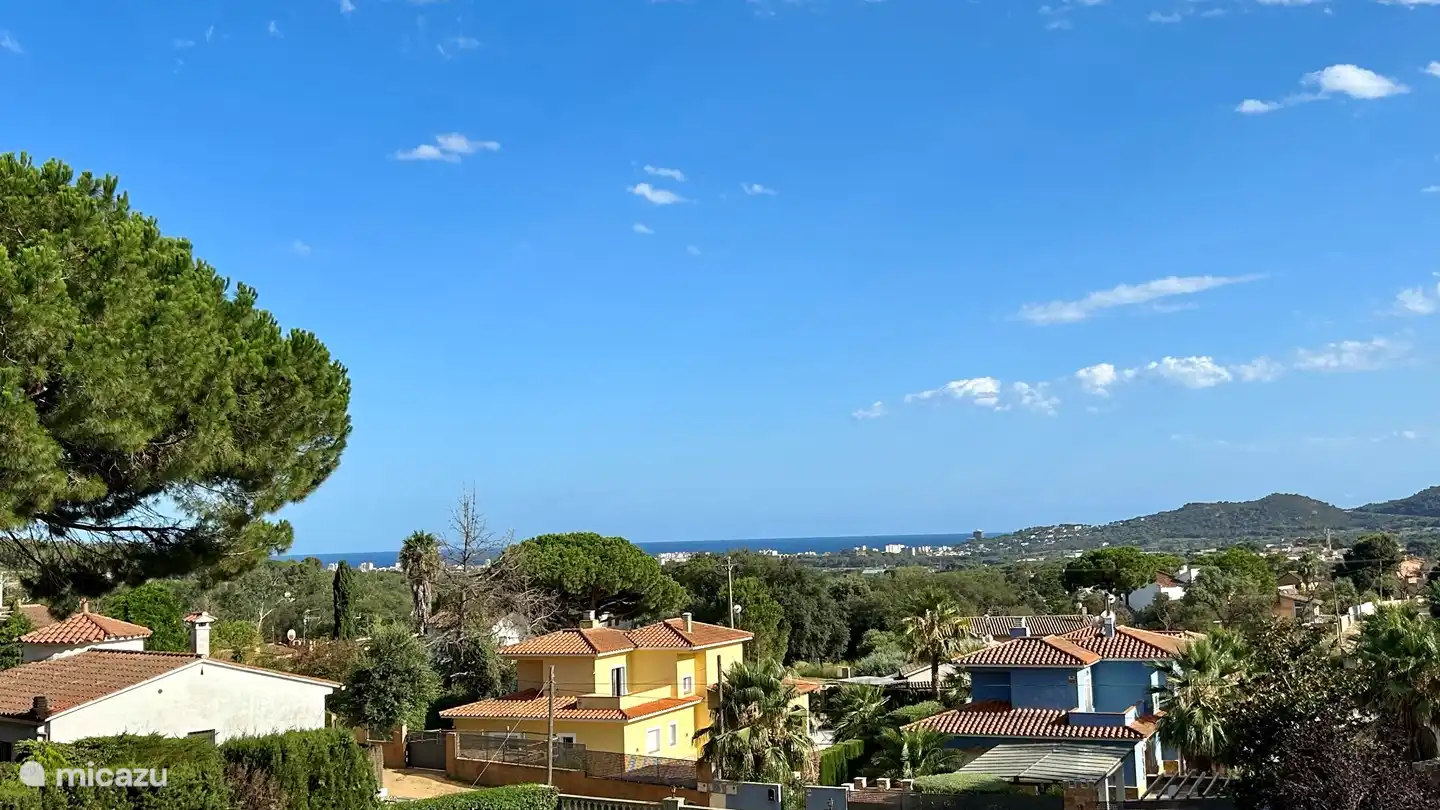 Fantastic view over the bay of Palamos to Platja D'Aro