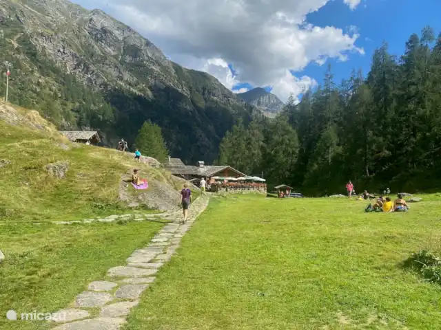 Chalet de Montagne Valsesia Stella | Italie, Piémont, Varallo Sesia - appartement Rifugo Pastore au sommet des montagnes d’Alagna, cette randonnée est bonne à marcher pour petits et grands.