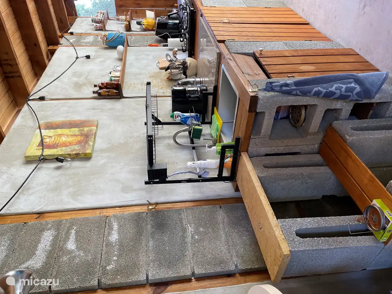 Waschbecken und alles was Sie brauchen