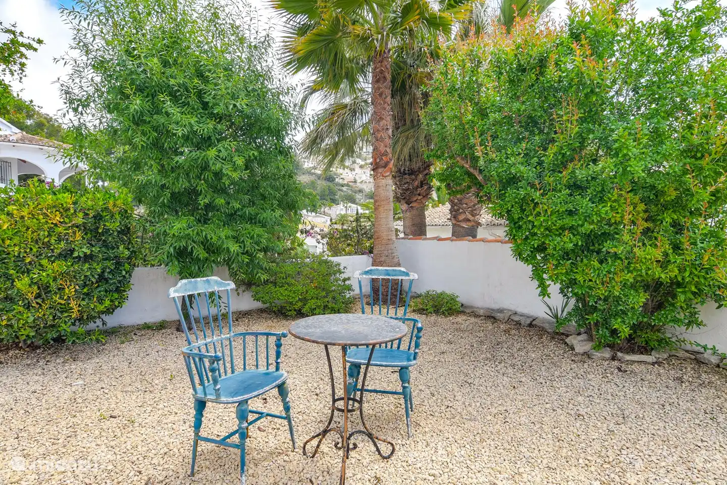 Quiet spot in the garden to enjoy.