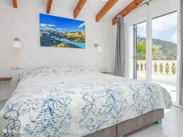Casa Buenos Tiempos | Espagne, Costa Blanca, Moraira - villa Chambre pour deux personnes au premier étage avec air conditionné.