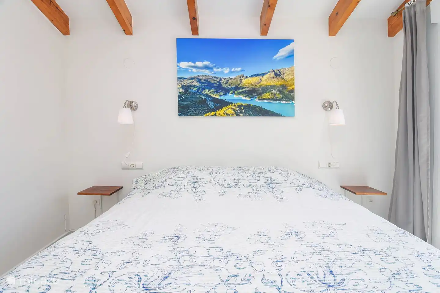 Bedroom for two persons on the first floor including air conditioning.