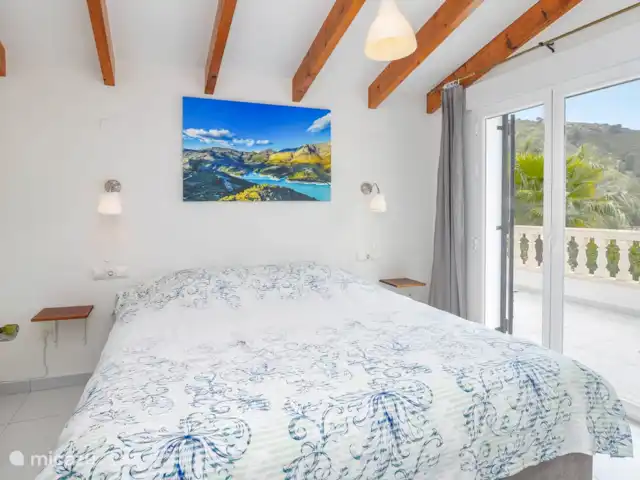 Casa Buenos Tiempos | Espagne, Costa Blanca, Moraira - villa Chambre pour deux personnes au premier étage avec air conditionné.