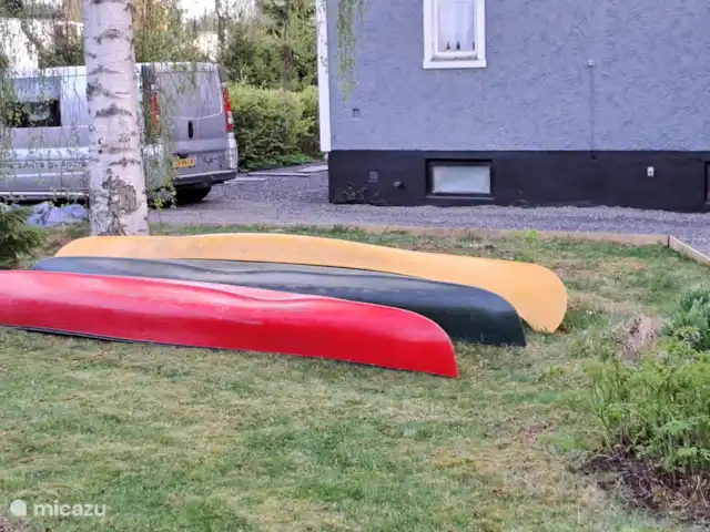 Location de Vacances Suède, Värmland, Nykroppa, maison de vacances - Maison SARAH à plus+service complet canoës qui peuvent être utilisés gratuitement par les clients dans les deux maisons.