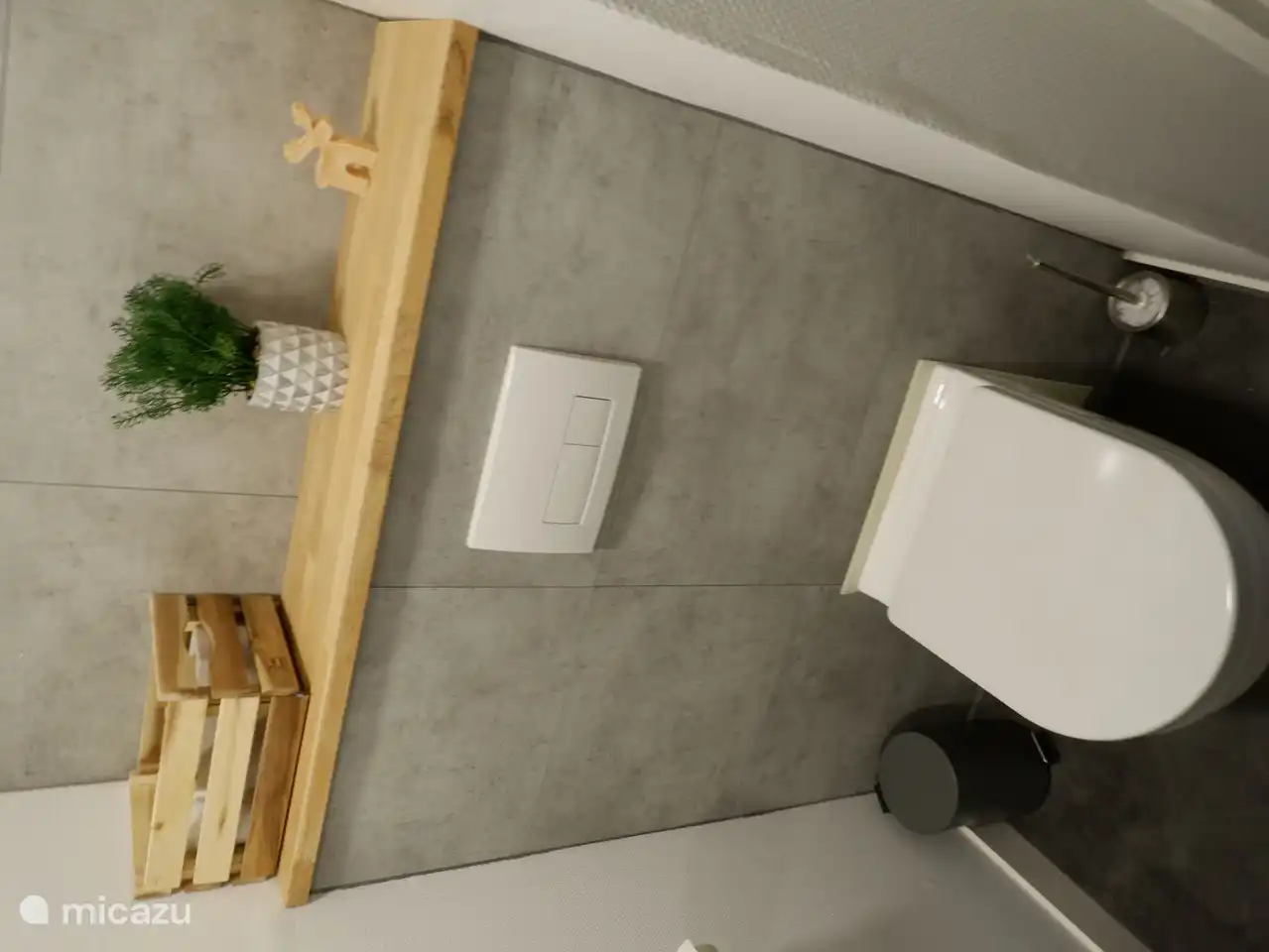 Ein separater Toilettenraum