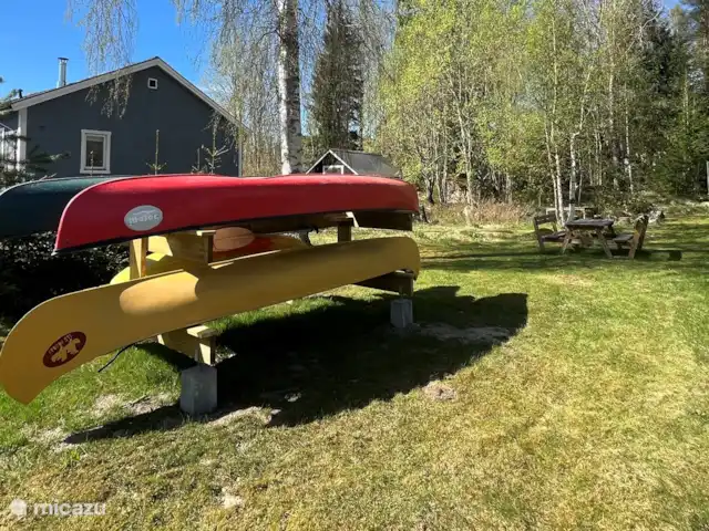 Location de Vacances Suède, Värmland, Nykroppa, maison de vacances - Maison SARAH à plus+service complet Les canoës peuvent être utilisés par les clients des deux maisons