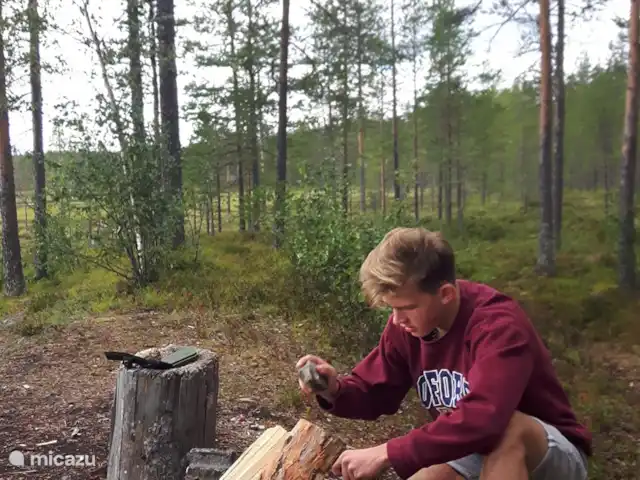 Location de Vacances Suède, Värmland, Nykroppa, maison de vacances - Maison SARAH à plus+service complet Faites un feu en plein air.