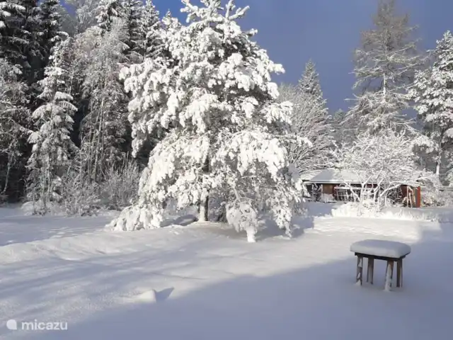 Location de Vacances Suède, Värmland, Nykroppa, maison de vacances - Maison SARAH à plus+service complet cour d'hiver