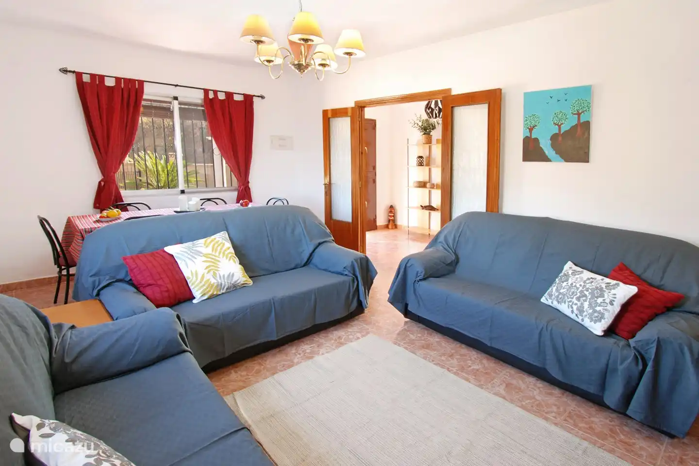 Enough space to relax inside as well.