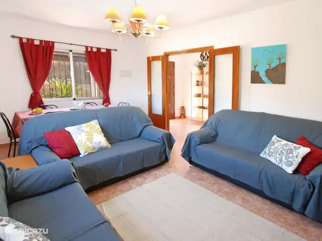 villa en España, Costa del Sol, Comares – villa el deseo Suficiente espacio para relajarse en el interior también.