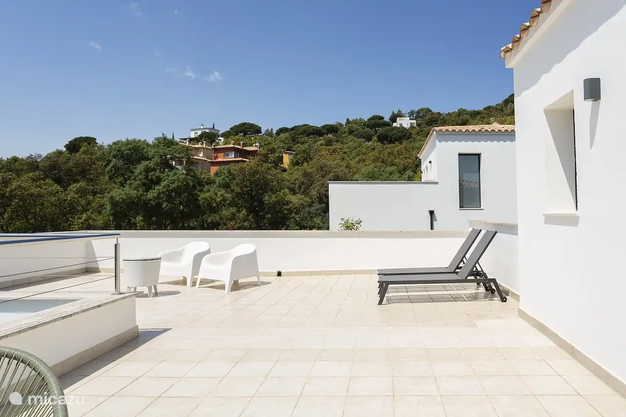 Terrasse sur le toit pour se détendre