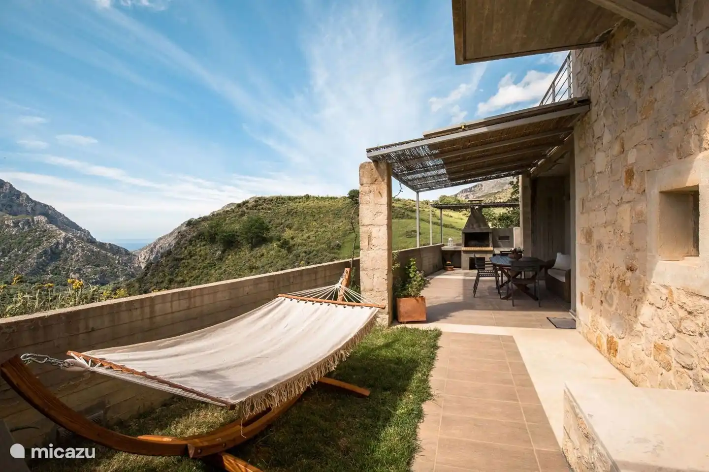 Terrasse Daphne mit Blick auf das libysche Meer