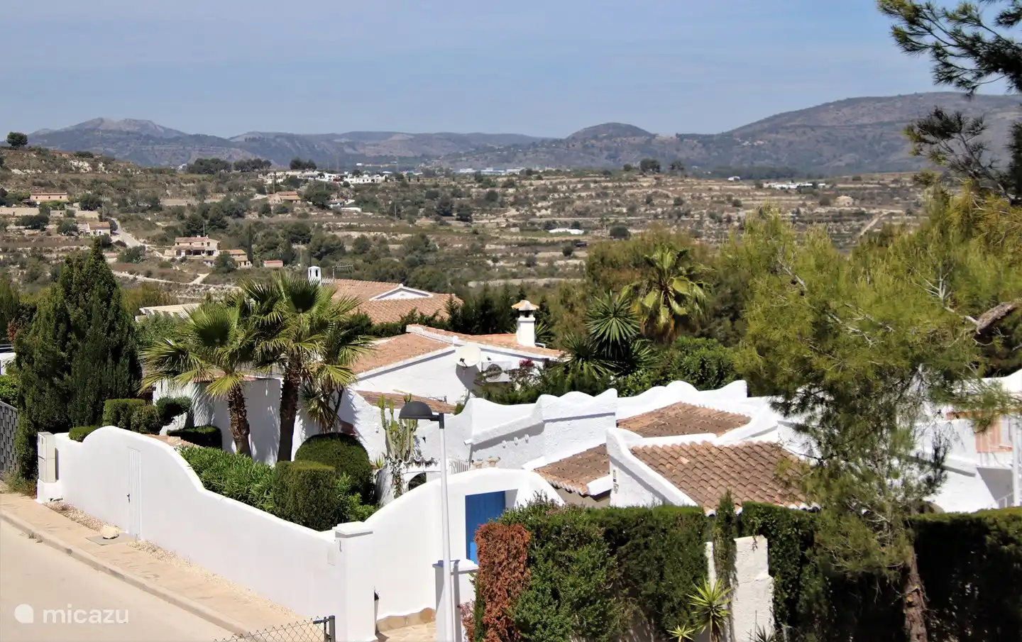 Blick über die Hügel Richtung Benissa und Teulada