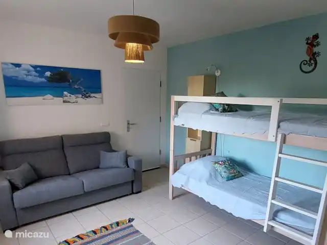 Casa Oleandra en España, Costa Blanca, Moraira - villa En la planta baja también se encuentra el quinto dormitorio con una litera resistente (hasta 75-80 kg)