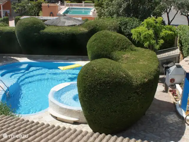 Palm Villa Valence | Espagne, Valence, Valence (ville) - villa Vue de la piscine d'en haut