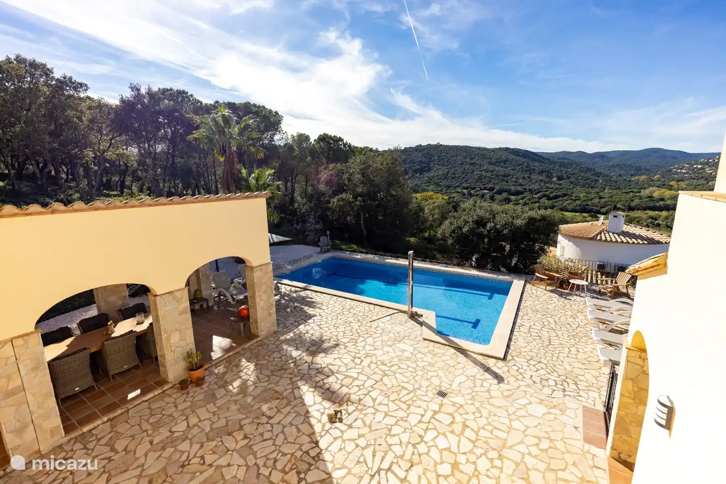 jardin vu d'en haut.