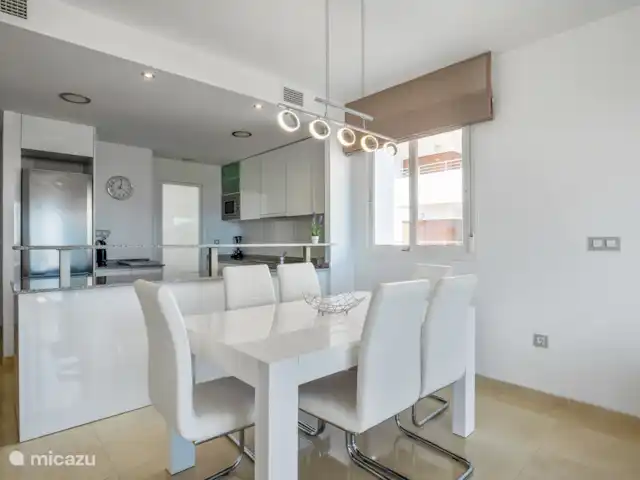 Terrazas de Campoamor huren in Spanje, Costa Blanca, Orihuela Costa - appartement Uitschuifbare eettafel voor 8 personen
