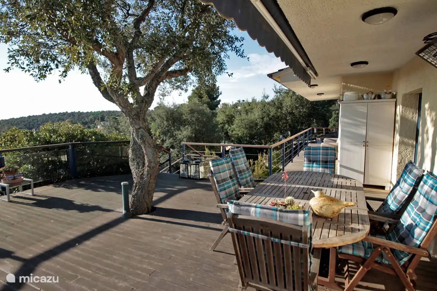 around the villa several seating areas