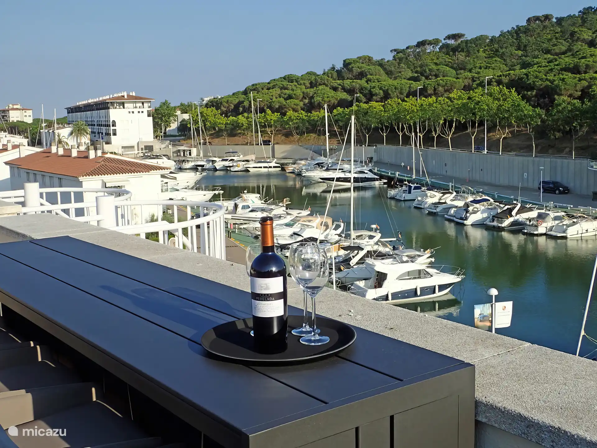 Bar on the roof terrace