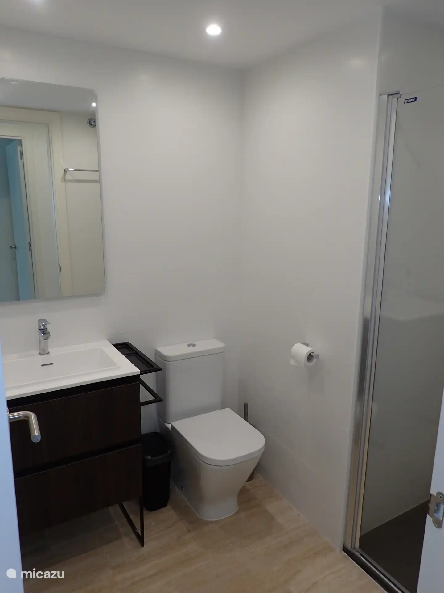 second bathroom with shower