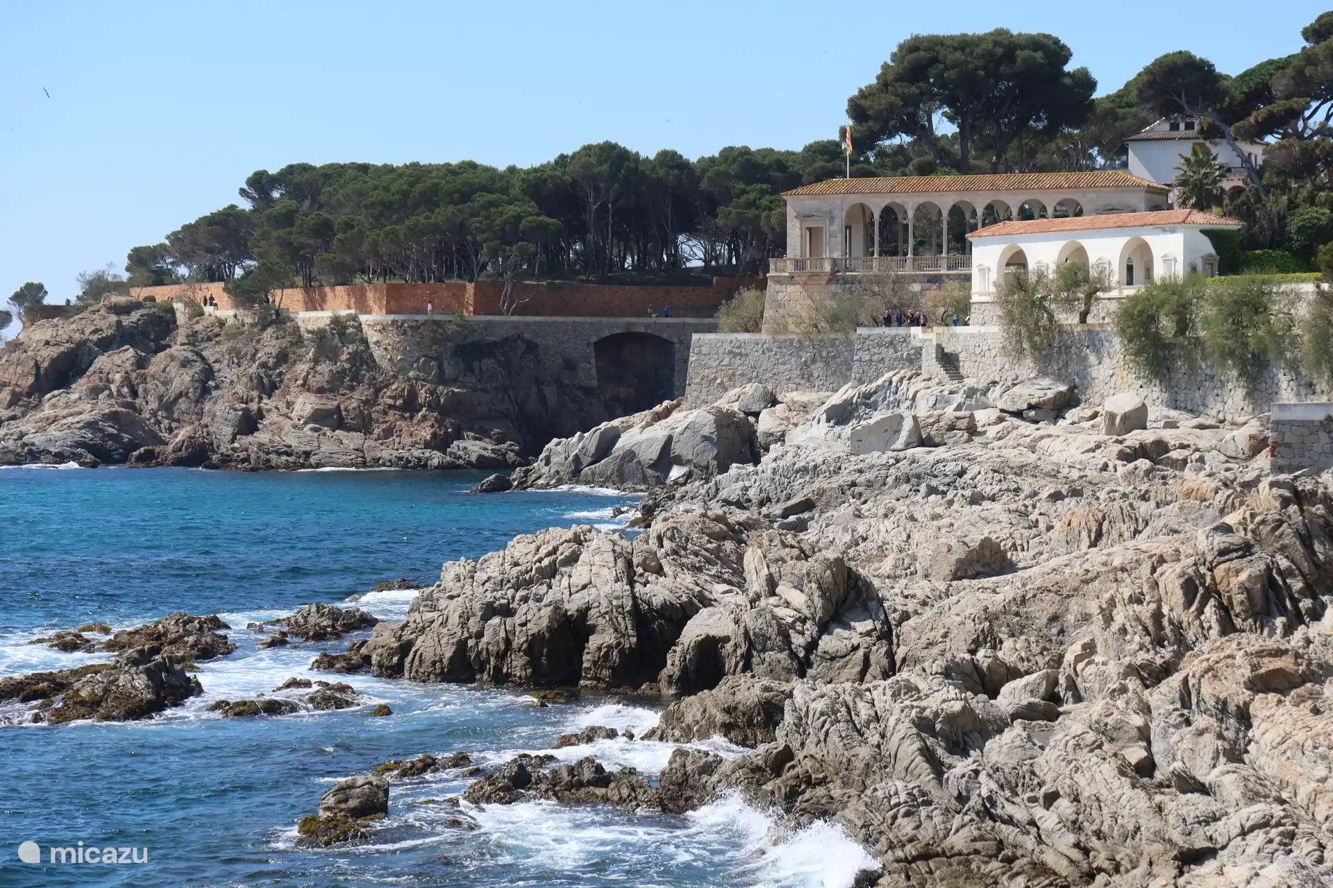 beautiful camino ronda from s ´agaro to playa sa conca