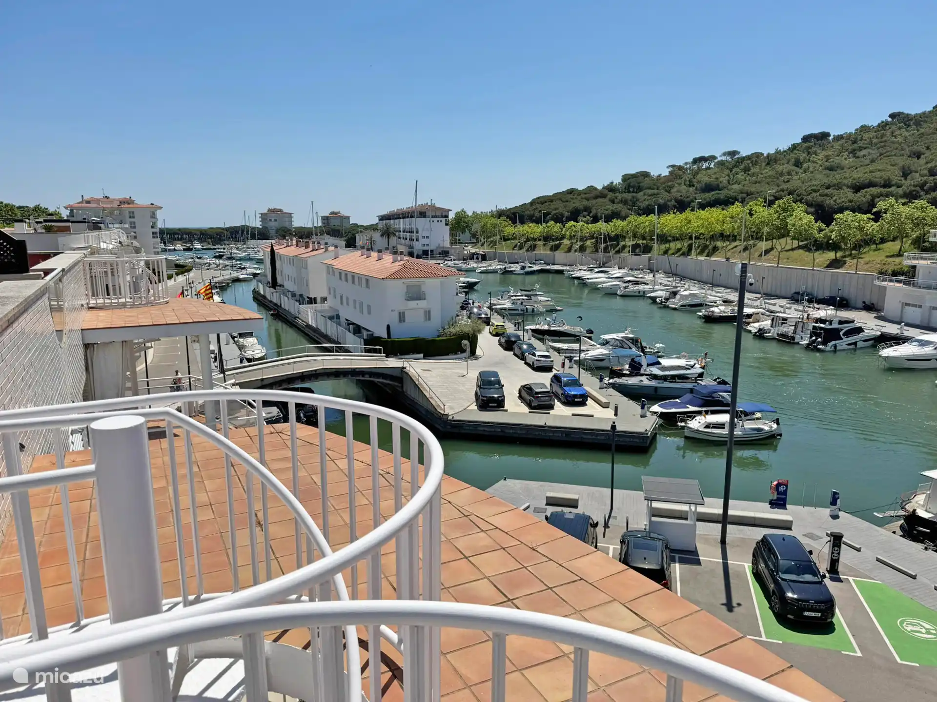 View from the roof terrace 