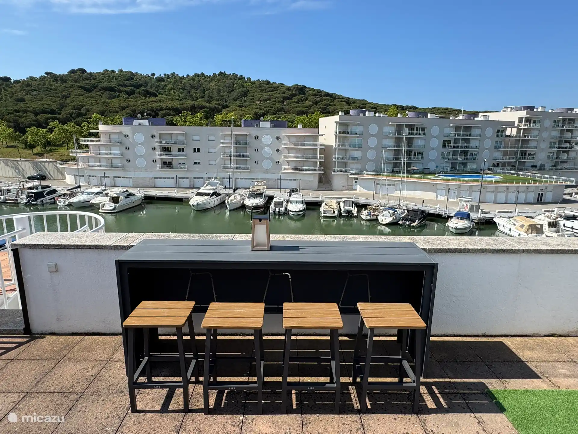 view of the port of Platja d ´Aro