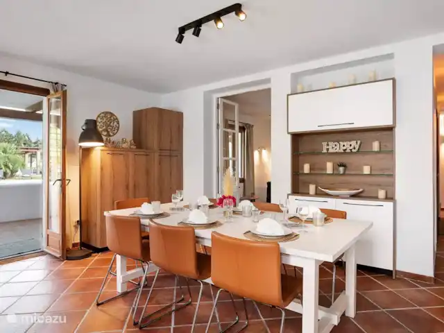 Villa LaLuna 'LaCasa' | Espagne, Andalousie, Vejer de la Frontera - finca salle à manger : table à rallonge 10 personnes climatisation