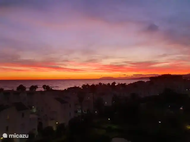 Location de Vacances Espagne, Costa del Sol, Torrox-Costa, appartement - Casa Alegria Coucher de soleil