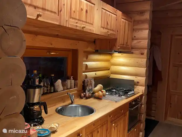 Location de Vacances Pays-Bas, Gueldre, Ermelo, chalet - Le tronc d'arbre cuisine