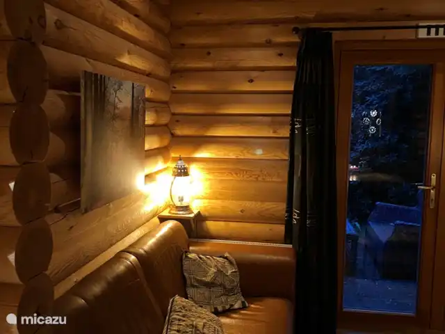 Location de Vacances Pays-Bas, Gueldre, Ermelo, chalet - Le tronc d'arbre Zone assise