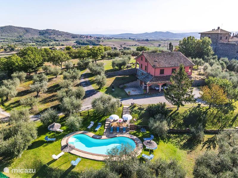 Maison de Vacances Italie, Ombrie, Panicale Villa Trasimène - villa avec piscine privée