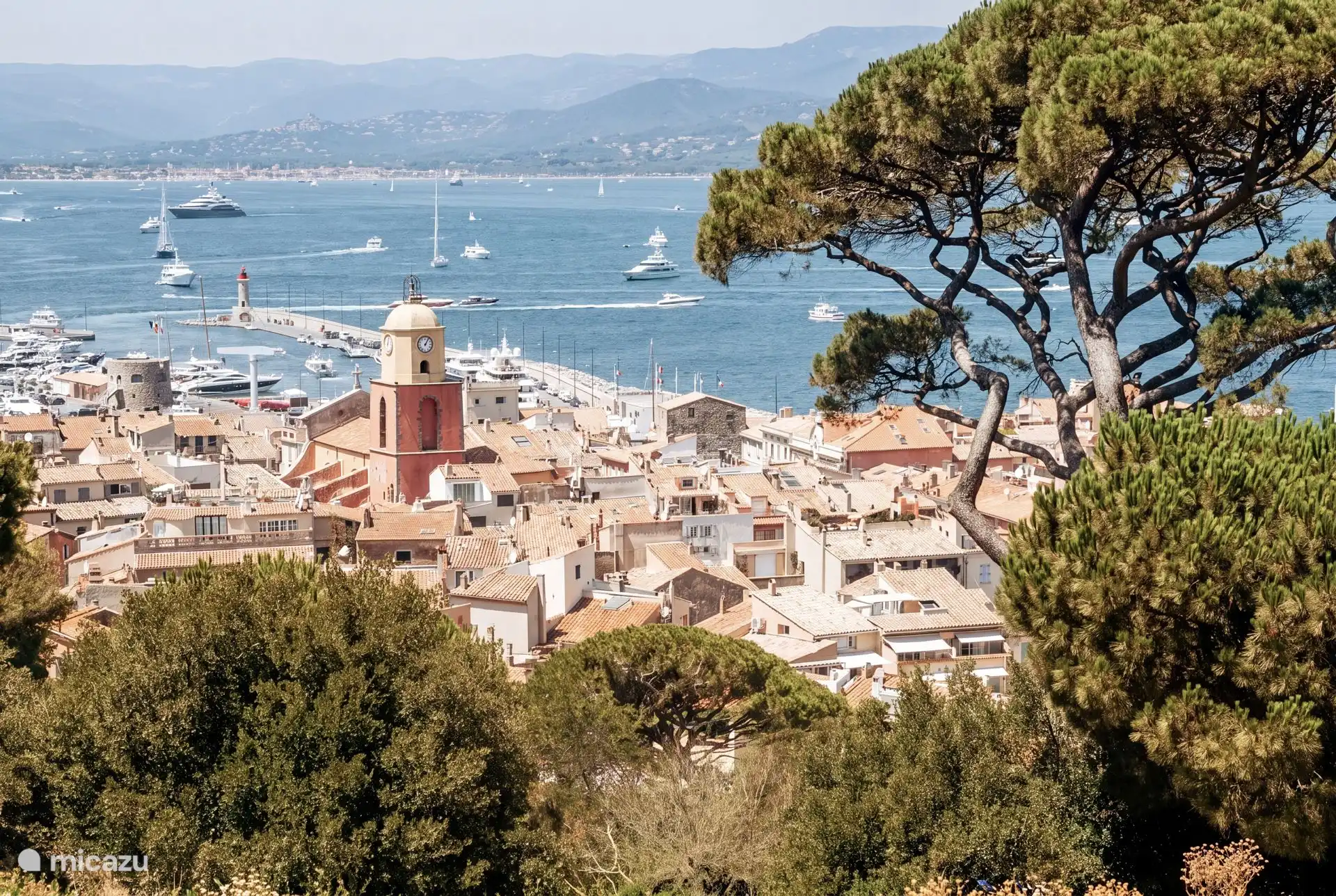 Panorama op Saint-Tropezbaai huren in Frankrijk, Côte d'Azur, Cogolin - Vakantiehuis