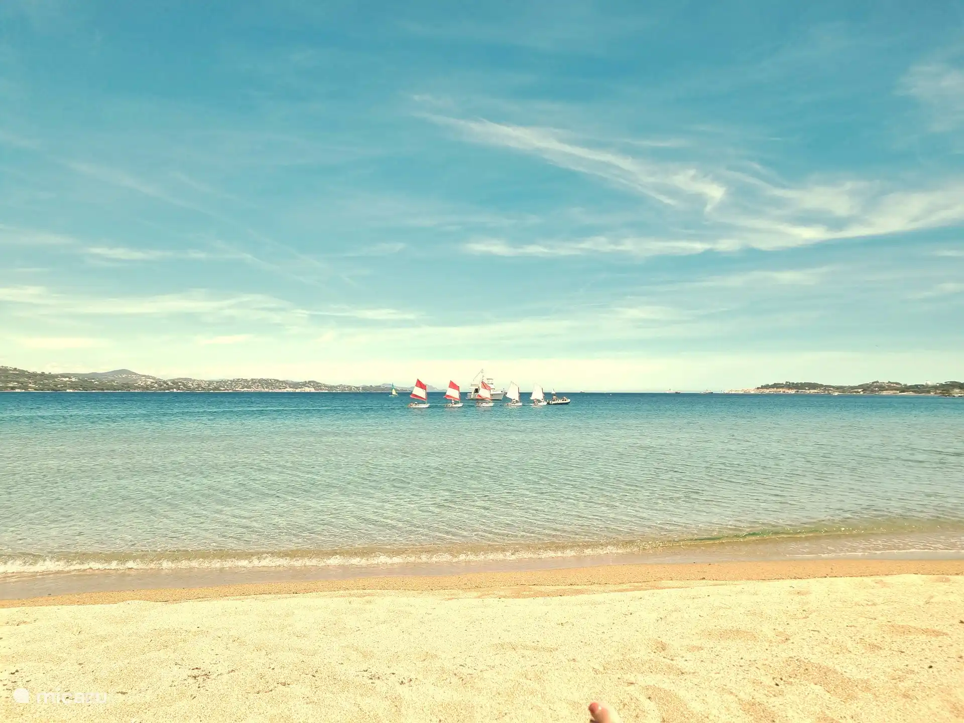 Panorama op Saint-Tropezbaai huren in Frankrijk, Côte d'Azur, Cogolin - Vakantiehuis