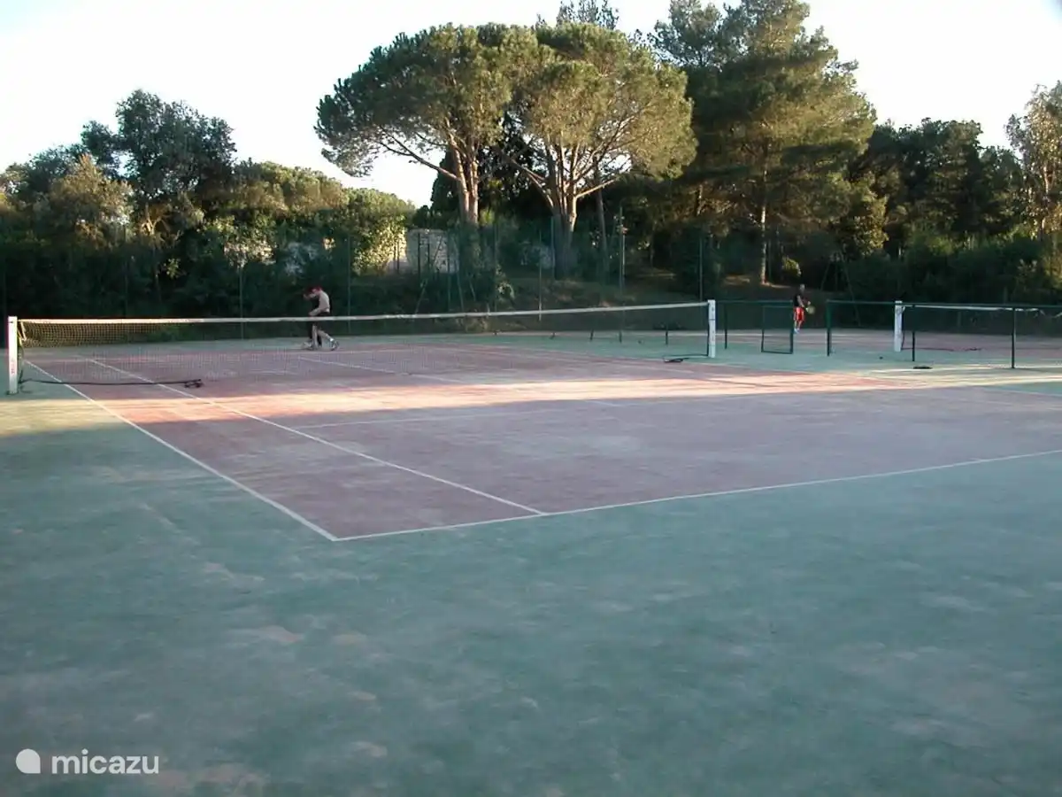 Tennisplätze auf der Domäne