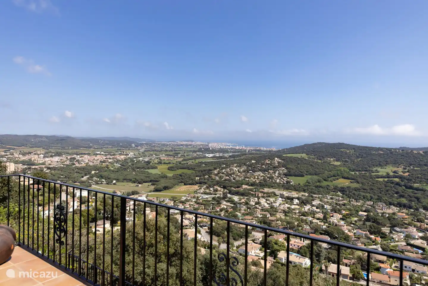 view from the balcony