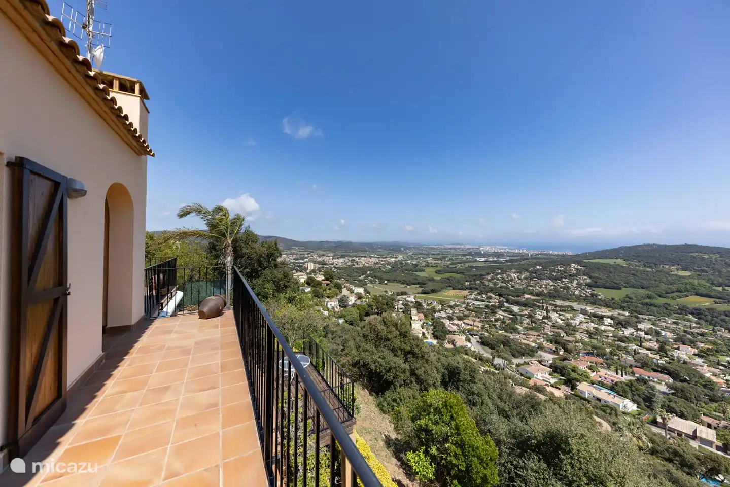 view from the balcony