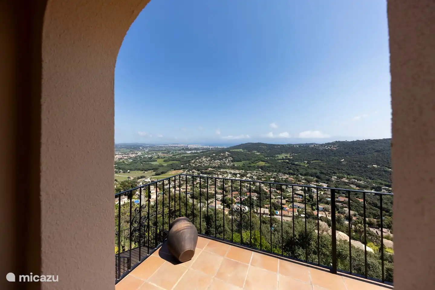 view from the balcony