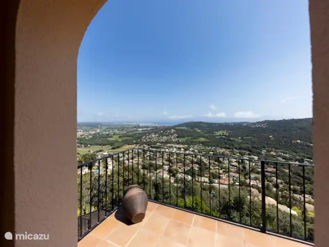 villa sant jordi en España, Costa Brava, Calonge - villa vista desde el balcón