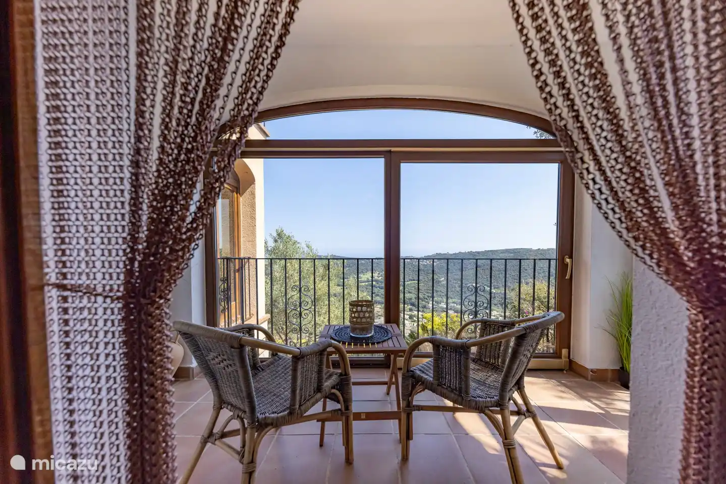 balcony off the bedroom