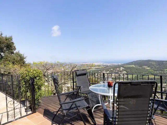 villa sant jordi en España, Costa Brava, Calonge - villa vista desde el balcón
