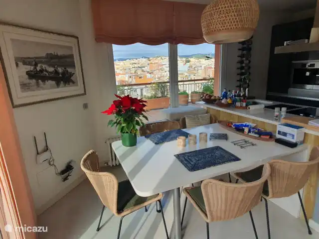 Beach Penthouse St. Feliu de Guixols | Espagne, Costa Brava, Sant Feliu de Guíxols - penthouse Salle à manger