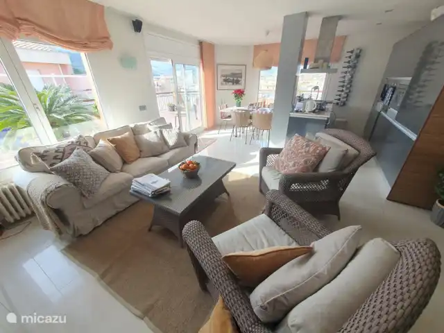 Beach Penthouse St. Feliu de Guixols | Espagne, Costa Brava, Sant Feliu de Guíxols - penthouse Le salon