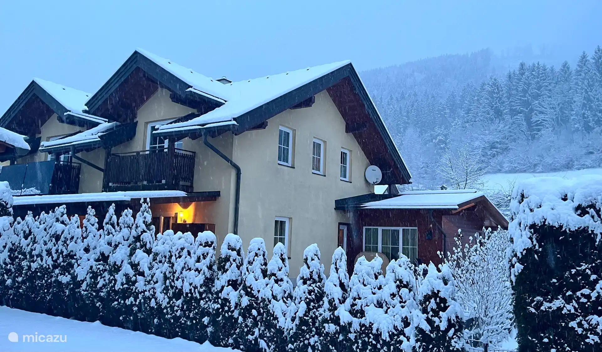 Huis 594 december 2025 Nassfeld.at is sneeuwzeker. met gratis skibus vertrek ieder uur, bushalte op 200 meter. Piste dorp op 5 minuten afstand, ideaal voor kinderen, skischool etc