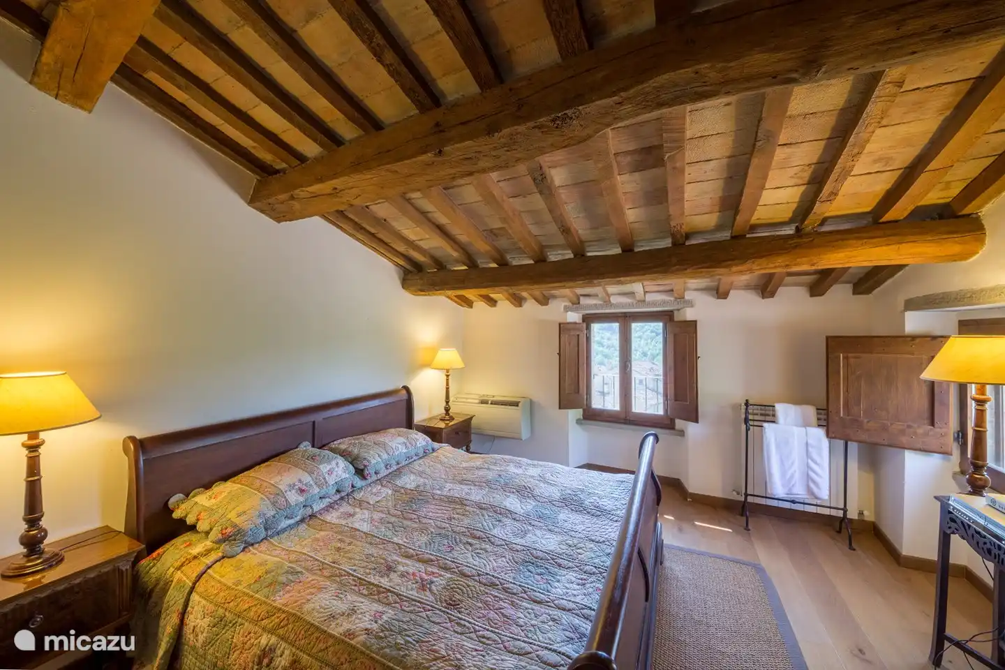 bedroom 1 main house with double bed