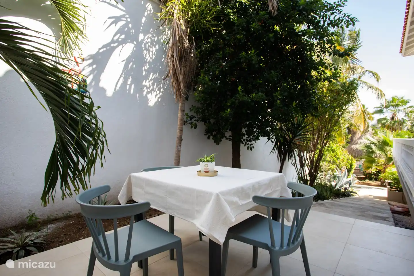 die private Terrasse von Studio Flamingo